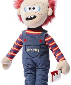 Frisco Halloween Killer Doll Plush Squeaky Dog Toy