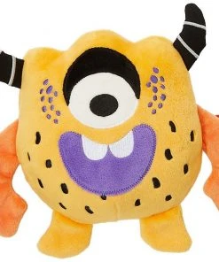 Frisco Friendly Monster Plush with Rope Squeaky Dog Toy