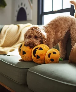 Frisco Halloween Jack-o-Lantern Tower Bottle Cruncher Plush Squeaky Dog Toy -Frisco Sales 2024 270476 PT3. SY630 V1624817540
