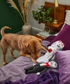 Frisco Sugar Skull Bride & Groom Plush Squeaky Dog Toy, 2 count -Frisco Sales 2024 270498 PT3. SY630 V1624817356