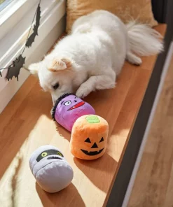Frisco Halloween Haunted Friends Plush Squeaky Dog Toy, 3 count -Frisco Sales 2024 270533 PT3. SY630 V1624825034