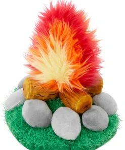 Frisco Camping Campfire Plush Squeaky Dog Toy