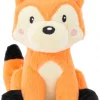 Frisco Camping Fox Plush Squeaky Dog Toy