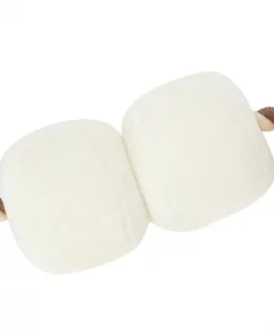 Frisco Camping S'mores Plush with Rope Squeaky Dog Toy