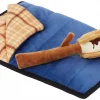 Frisco Camping Smores & Sleeping Bag Flat Plush Squeaky Dog Toy, 2 count -Frisco Sales 2024 271018 MAIN. SY630 V1624561666