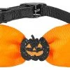 Frisco Black Glitter Cat collar with Pumpkin Bow -Frisco Sales 2024 272866 MAIN. SY630 V1624047482