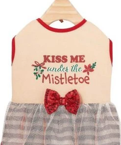 Frisco Kiss Me Under the Mistletoe Dog & Cat Dress