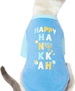 Frisco Happy Hanukkah Dog & Cat T-shirt -Frisco Sales 2024 276479 PT2. SY630 V1637708199