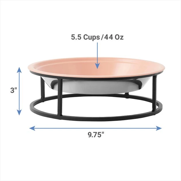 Frisco Elevated Non-skid Stainless Steel Dog & Cat Bowl 4 Frisco Elevated Non-skid Stainless Steel Dog & Cat Bowl - Image 2