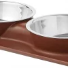Frisco Double Stainless Steel Dog & Cat Bowl with Silicone Mat 1 Frisco Double Stainless Steel Dog & Cat Bowl with Silicone Mat -Frisco Sales 2024 277551 MAIN. SY630 V1627933884