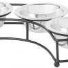 Frisco Curved Triple Feeder Stainless Steel Dog & Cat Bowl -Frisco Sales 2024 277562 MAIN. SY630 V1627933925