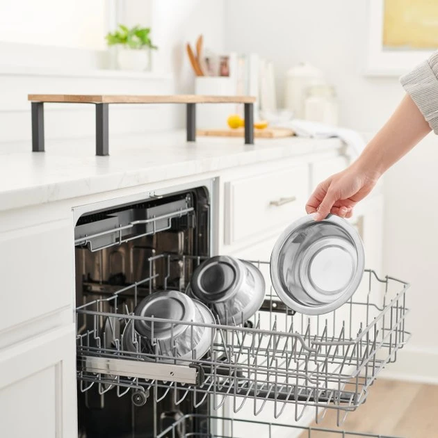 Frisco Dark Wooden Triple Elevated Stainless Steel Dog & Cat Bowl 7 Frisco Dark Wooden Triple Elevated Stainless Steel Dog & Cat Bowl - Image 5