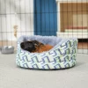 Frisco Small Pet Geometic Plush Round Cuddler -Frisco Sales 2024 278105 MAIN. SY630 V1629465421
