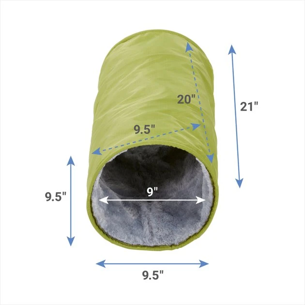 Frisco Small Pet Forest Crinkle Plush Tunnel 4 Frisco Small Pet Forest Crinkle Plush Tunnel - Image 2