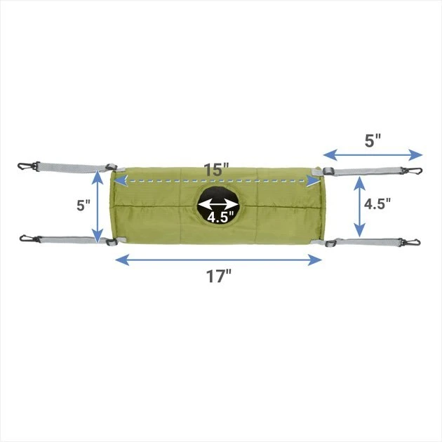 Frisco Small Pet Forest Plush Hanging Tunnel 4 Frisco Small Pet Forest Plush Hanging Tunnel - Image 2