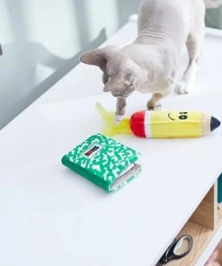 Frisco Notebook & Pencil Plush Cat Toy with Catnip, 2 count -Frisco Sales 2024 279411 PT3. SY630 V1628191487