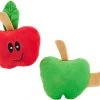 Frisco Teacher's Apple Plush Cat Toy with Catnip, 2 count -Frisco Sales 2024 279415 MAIN. SY630 V1628191204