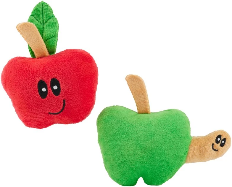 Frisco Teacher's Apple Plush Cat Toy with Catnip, 2 count 3 Frisco Teacher's Apple Plush Cat Toy with Catnip, 2 count