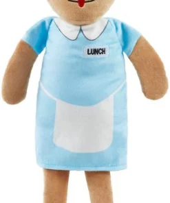 Frisco School Lunch Lady Plush Squeaky Dog Toy