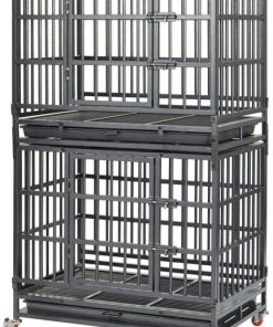 Frisco Ultimate Foldable & Stackable Heavy Duty Steel Metal Single Door Dog Crate -Frisco Sales 2024 280102 PT4. SY630 V1632851186