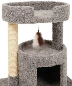 Frisco 27-in Real Carpet Cat Tree with Condo and Oval Perch -Frisco Sales 2024 282745 PT3. SY630 V1621948966