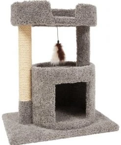 Frisco 27-in Real Carpet Cat Tree with Condo and Oval Perch -Frisco Sales 2024 282745 PT4. SY630 V1621949318