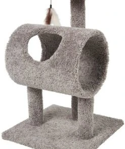 Frisco 35-in Real Carpet Cat Tree with Tunnel -Frisco Sales 2024 282749 PT3. SY630 V1622813243