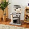 Frisco 42-in Real Carpet Cat Tree with Condo, Grey -Frisco Sales 2024 282755 MAIN. SY630 V1621949365