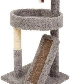 Frisco 44-in Real Carpet Cat Tree with Replaceable Corrugate Scratcher -Frisco Sales 2024 282757 PT4. SY630 V1621948706