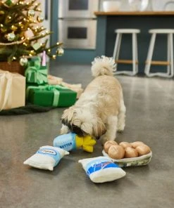 Frisco Baking Ingredients Plush Squeaky Dog Toy, 4 count -Frisco Sales 2024 287131 PT3. SY630 V1632773004