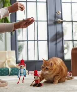 Frisco Nutcracker & Ballerina Bouncy Mouse Teaser Cat Toy with Catnip, 2 count -Frisco Sales 2024 287279 PT3. SY630 V1632773700