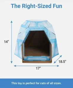 Frisco Igloo Cardboard Cat House Cat Toy -Frisco Sales 2024 287293 PT1. SY630 V1637704885