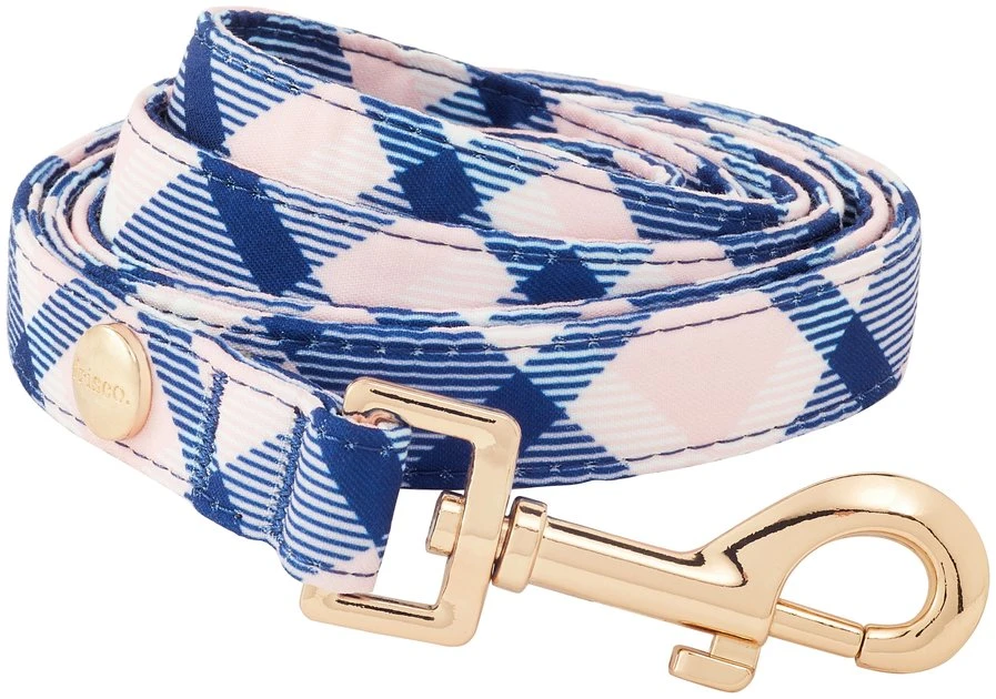 Frisco Fashion Leash, Pink Plaid 3 Frisco Fashion Leash, Pink Plaid
