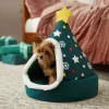 Frisco Holiday Dog & Cat Christmas Tree Cave Bed -Frisco Sales 2024 287891 MAIN. SY630 V1631667456