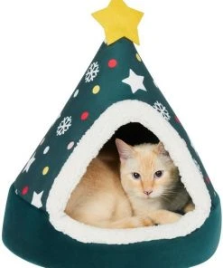 Frisco Holiday Dog & Cat Christmas Tree Cave Bed -Frisco Sales 2024 287891 PT2. SY630 V1631574874