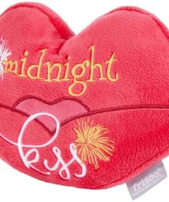 Frisco New Year's Eve Midnight Kiss Plush Squeaky Dog Toy
