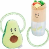 Frisco Healthy Snack Plush with Rope Dog Toy, 2 count -Frisco Sales 2024 288901 MAIN. SY630 V1638290670