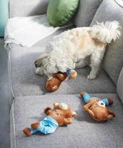 Frisco Yoga Bear Plush Squeaky Dog Toy, 3 count -Frisco Sales 2024 288905 PT3. SY630 V1638291398