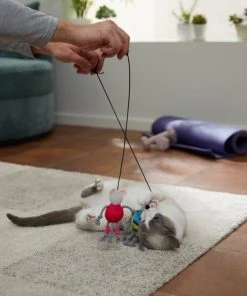 Frisco Gym Bouncy Mice Plush Cat Toy with Catnip, 2 count -Frisco Sales 2024 288949 PT3. SY630 V1638289802