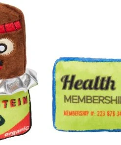 Frisco Protein Bar & Gym Membership Plush Cat Toy with Catnip