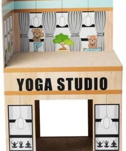 Frisco Yoga Studio Cardboard Cat House, 2-Story -Frisco Sales 2024 288965 PT2. SY630 V1638291621