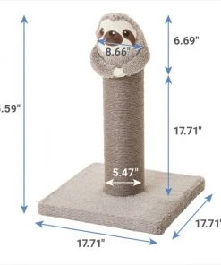 Frisco Animal Series Cat Scratching Post, Sloth -Frisco Sales 2024 289336 PT1. SY630 V1631047447