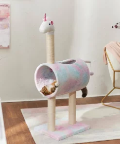 Frisco Animal Series Cat Tunnel with Scratching Post