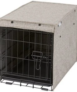 Frisco Faux linen Dog Crate Cover