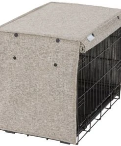 Frisco Faux linen Dog Crate Cover -Frisco Sales 2024 289623 PT3. SY630 V1644249007