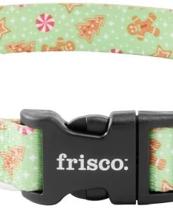 Frisco Gingerbread Cheer Dog Collar
