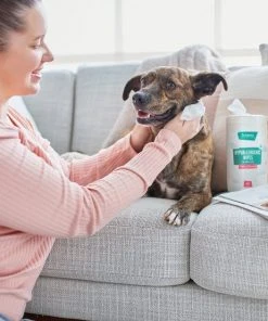 Frisco Hypoallergenic Waterless Grooming Wipes for Dogs & Cats, Soothing Chamomile, 80 count -Frisco Sales 2024 291595 PT4. SY630 V1627306706