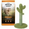 American Journey||Frisco American Journey Turkey & Chicken Recipe Grain-Free Dry Food + Frisco Cactus Cat Scratching Post, 22-in