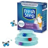 Frisco||Fresh Step Frisco Cat Tracks Butterfly Toy + Fresh Step Multi-Cat Scented Clumping Clay Cat Litter