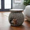 Frisco Round Wicker Cat Condo with Top Perch -Frisco Sales 2024 296684 MAIN. SY630 V1633727606